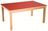 Stůl 140 x 100 cm, volitelná barva dekoru desky, | výška 40 cm, výška 46 cm, výška 52cm, výška 58cm, výška 64 cm, výška 70 cm, výška 76 cm