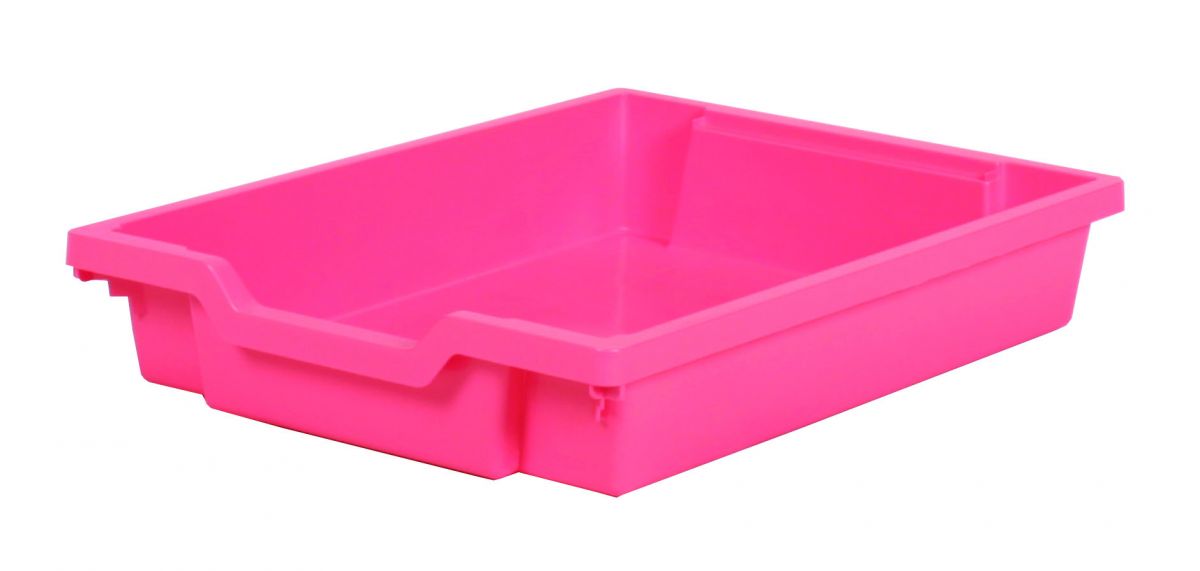 Plastová zásuvka SINGLE - růžová Gratnells