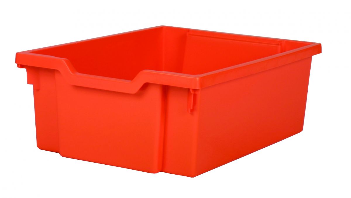 Plastová zásuvka DOUBLE - oranžová Gratnells