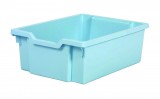 Plastová zásuvka DOUBLE - pastelově modrá