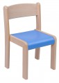 Stohovatelná židle VIGO - barevný umakartový sedák | výška 20 cm, výška 22 cm, výška 26 cm, výška 30 cm, výška 34 cm, výška 38 cm