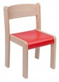 Stohovatelná židle VIGO - barevný umakartový sedák