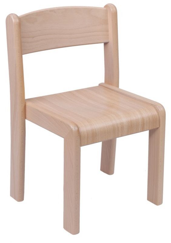 Stohovatelná židle VIGO - umakartový sedák dekor buk