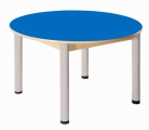 Stůl výškově stavitelný kruh průměr 100 cm / výška 58 - 76 cm