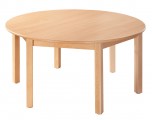 Kulatý stůl průměr 120 cm, volitelná barva stolové desky | výška 40 cm, výška 46 cm, výška 52 cm, výška 58 cm, výška 64 cm, výška 70 cm, výška 76 cm