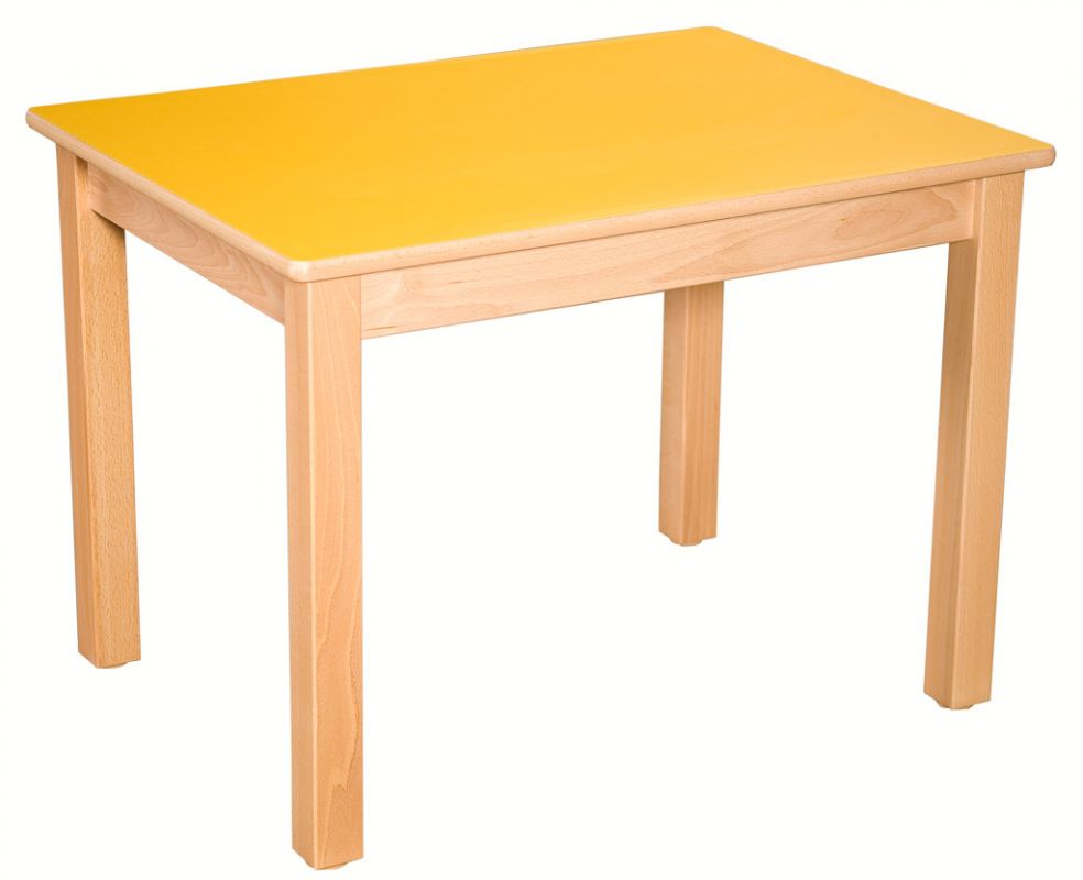 Stůl 100 x 80 cm, volitlená barva stolové desky,