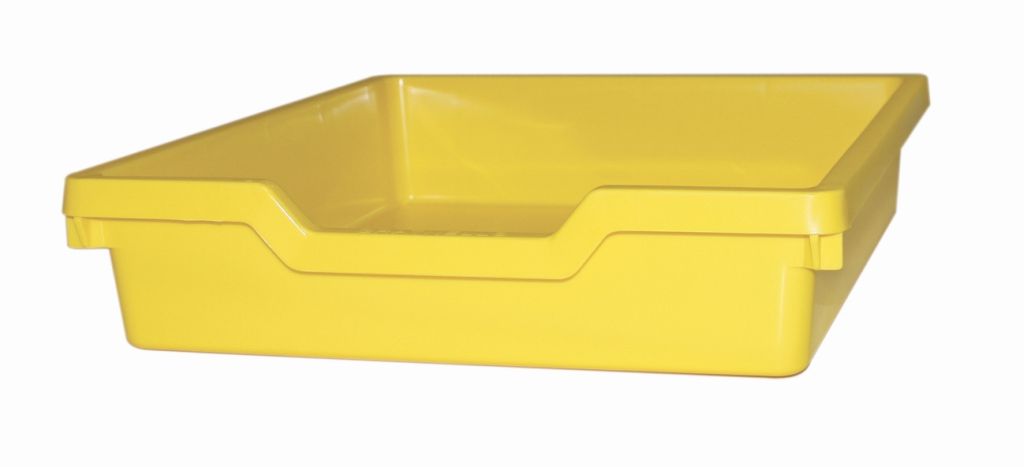 Plastová zásuvka SINGLE - pastelově žlutá Gratnells