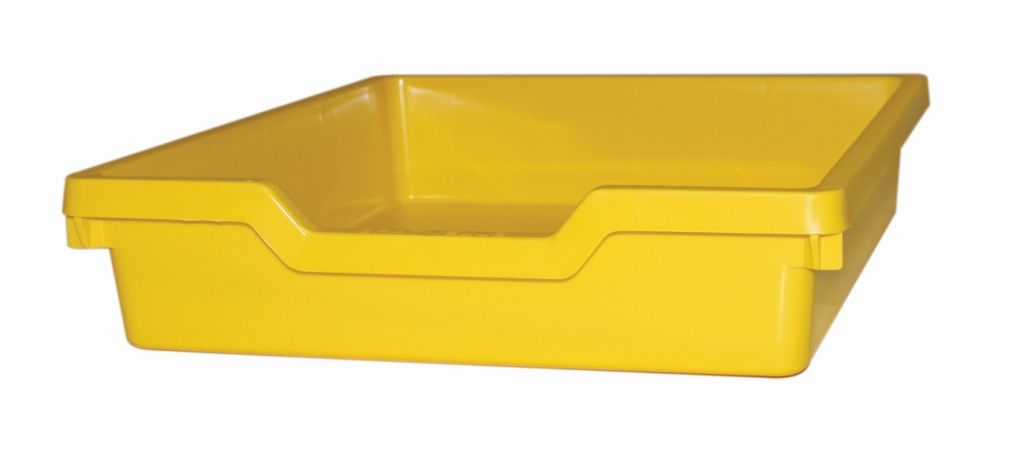 Plastová zásuvka N1 SINGLE- žlutá Gratnells