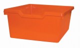Plastová zásuvka N2 DOUBLE - oranžová