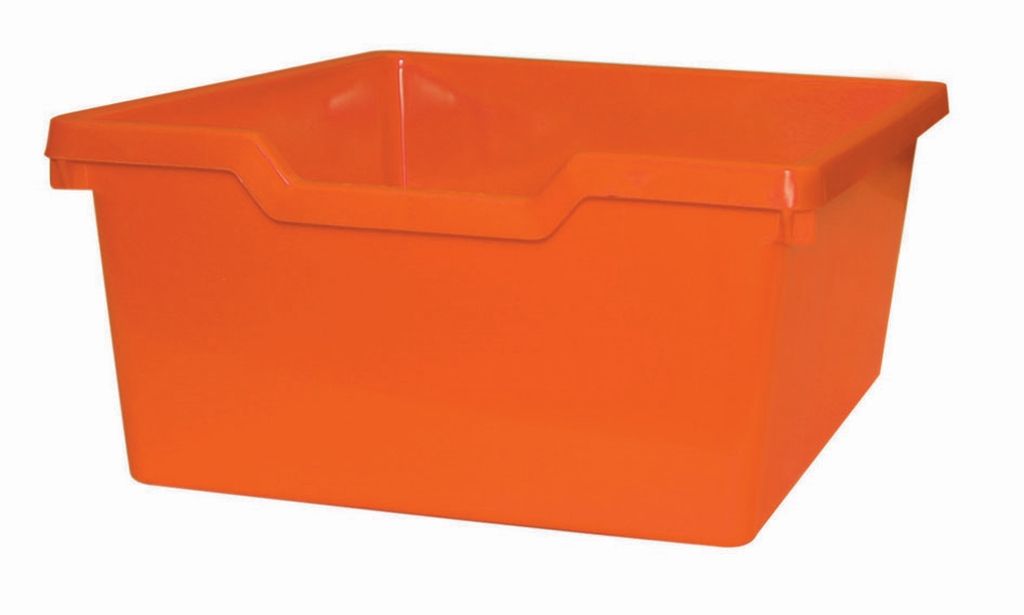 Plastová zásuvka N2 DOUBLE - oranžová Gratnells