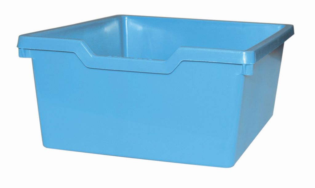 Plastová zásuvka N2 DOUBLE - světle modrá Gratnells